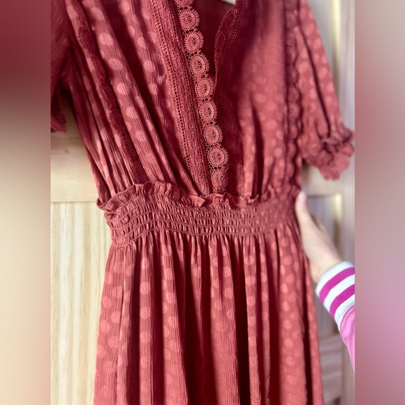 Burnt Orange Maxi Dress - Picture 3 of 8